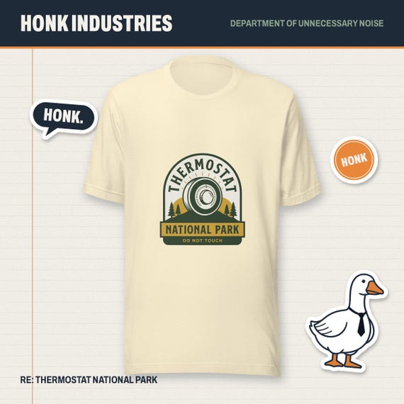 Thermostat National Park dad tee - front view
