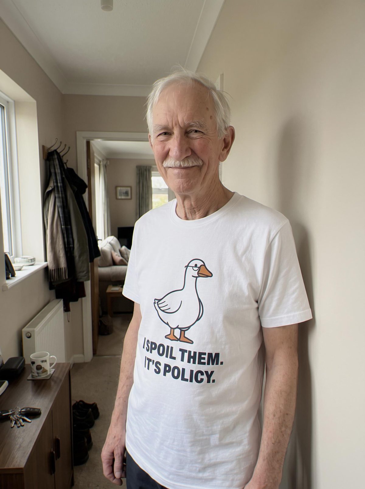 I Spoil Them It's Policy goose shirt for a grandparent